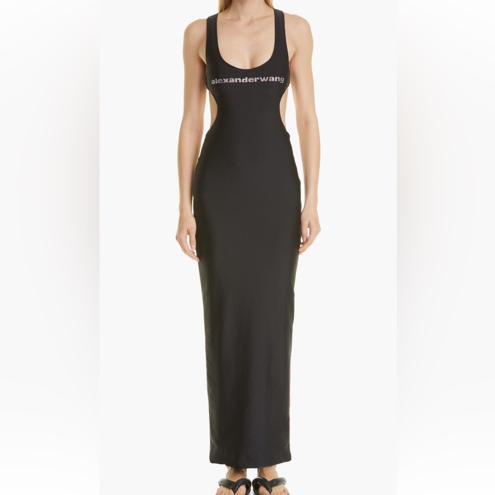 Alexander Wang Diamante Cutout
Column Dress